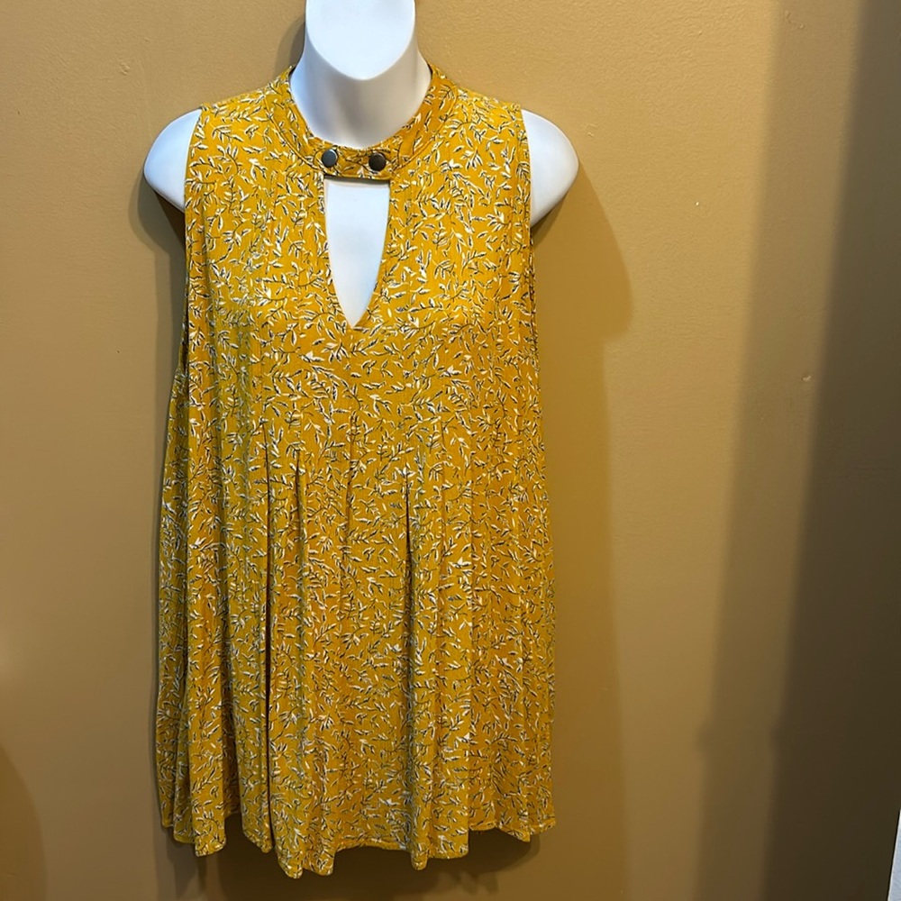 Goldenrod Umgee sleeveless dress Size large
